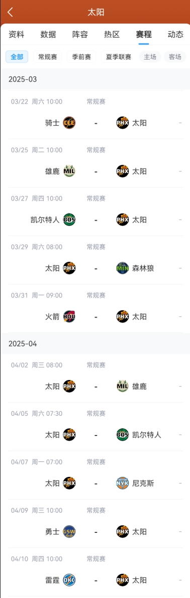 【巅峰操作】比魔鬼赛程还魔鬼！太阳接下来一波赛程堪称究极地狱级！(图2)
